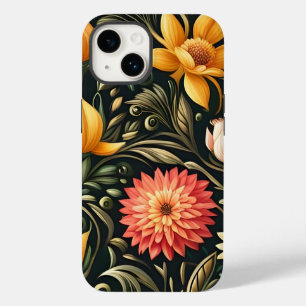 Beautiful Yellow and Pink Flowers in Bloom Case-Mate iPhone 14 Case
