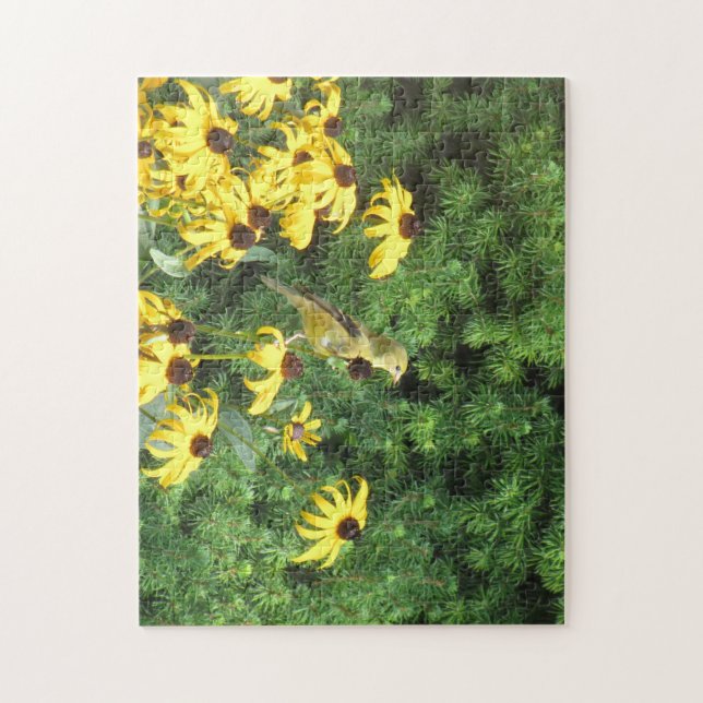 Beautiful Yellow Bird Jigsaw Puzzle (Vertical)
