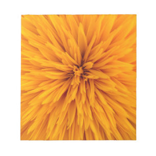 Beautiful Yellow Dahlia Flower Blossom Notepad
