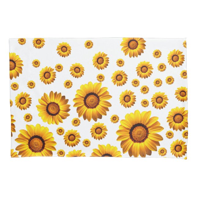 Beautiful yellow flowers pillowcase (Front)
