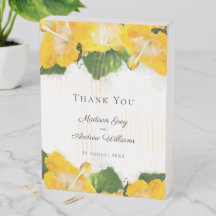 Beautiful Yellow Hibiscus Flower Art Thank You