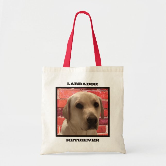 Beautiful Yellow Labrador Retriever Dog Tote Bag (Front)