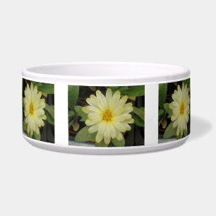 Beautiful Yellow Marigold Dog Bowl