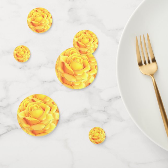 Beautiful Yellow Rose Confetti (Group)