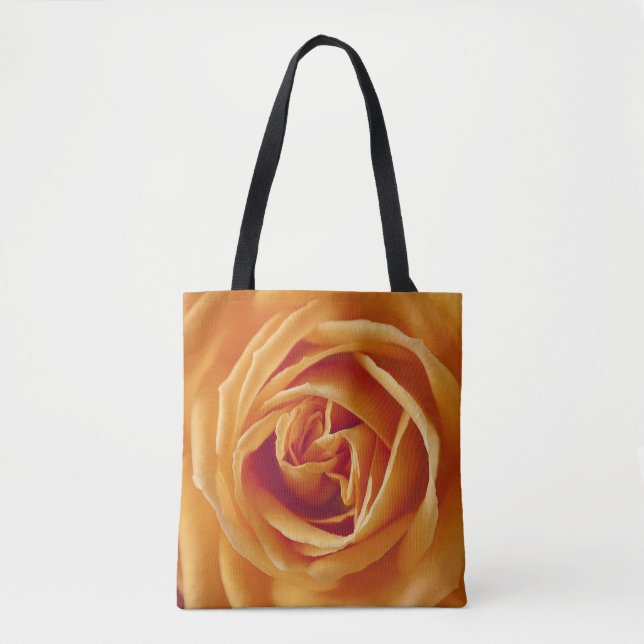 Beautiful Yellow Rose Flower Floral Tote Bag (Front)