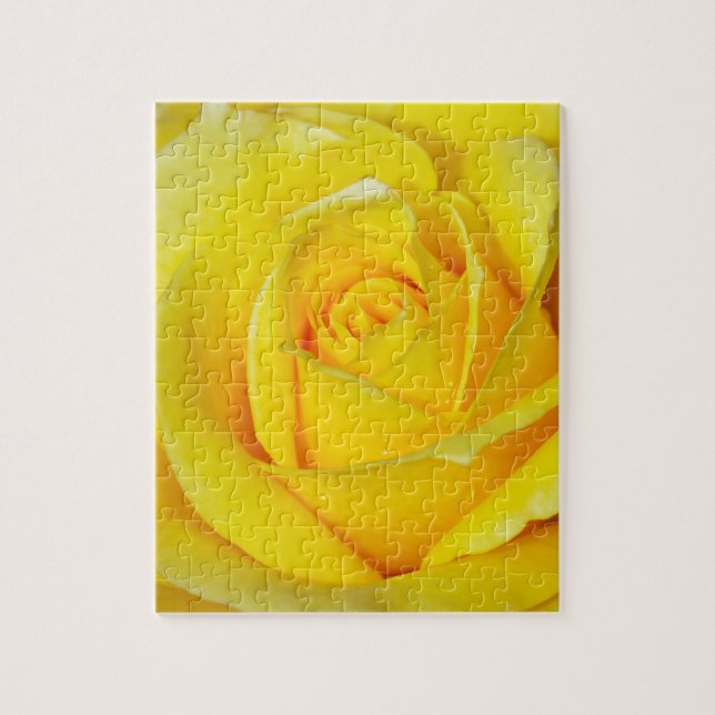 Beautiful yellow rose petals jigsaw puzzle (Vertical)