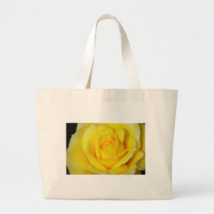 Beautiful yellow rose petals large tote bag
