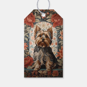 Beautiful Yorkie   Yorkshire Terrier Portrait Gift Tags
