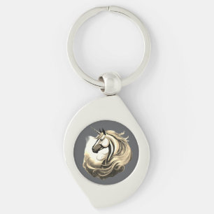 Beautiful Young Horse Face - Key Ring