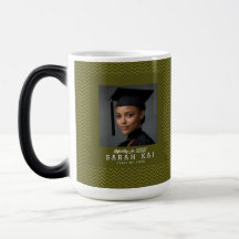 Beautiful Zigzag Pattern Graduate Coffee