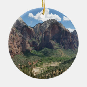 Beautiful Zion National Park Ceramic Tree Decoration