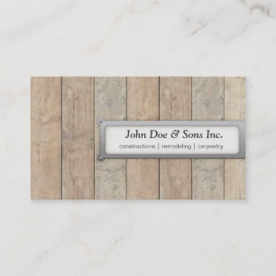 Beautifull Constructions/Carpentry Business Card