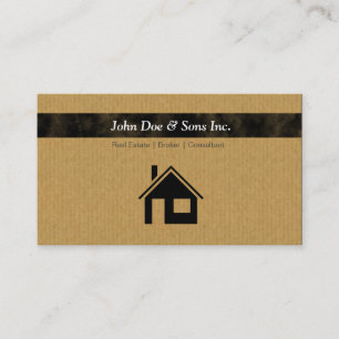 Beautifull Real Estate Broker icon Business Card