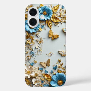 Beautifully arranged composition of flowers iPhone 16 case