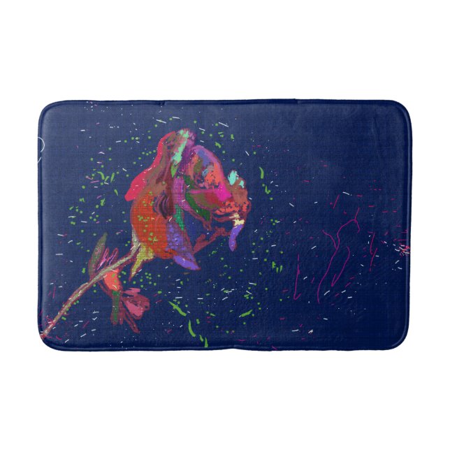 Beautifully Coloured Bath Mat (Front)