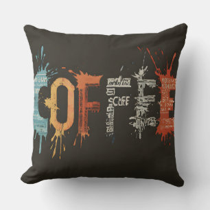 Beautifully Designed Modern Coffee Art Cushion