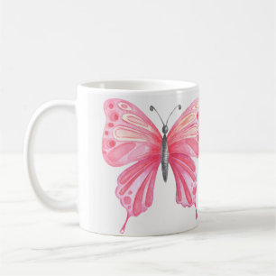 Beautifully Hand Painted Butterfly Print Coffee Mug