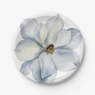 Beautifully Hand Painted Peony Paper Plate