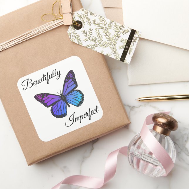 Beautifully Imperfect Square Sticker (Gifting)