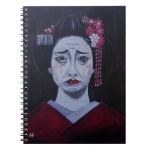 Beautifully Sad Painting by Alfred Fox Notebook