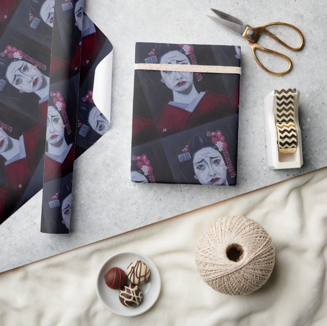 Beautifully Sad Painting by Alfred Fox Wrapping Paper (Crafts)