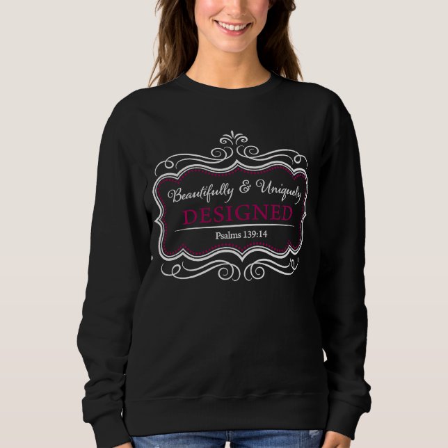 Beautifully & Uniquely Designed Psalms Creation Fa Sweatshirt (Front)