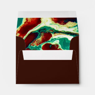 Beauttiful  Brown Green Yellow Marple  Envelopes