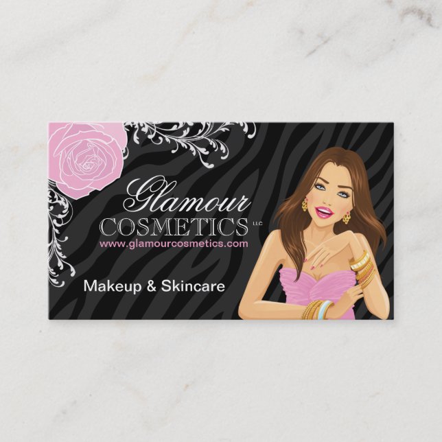 Beauty Advisor Business Cards (Front)