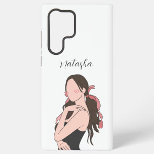 Beauty Aesthetic Girl Customisable Samsung Galaxy Case