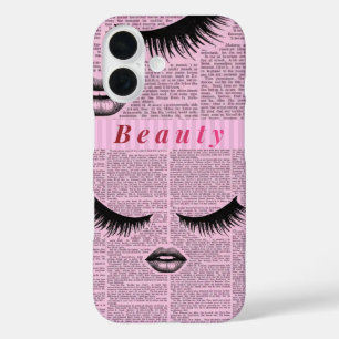 Beauty Aesthetic Pink Slim iPhone Case for Women