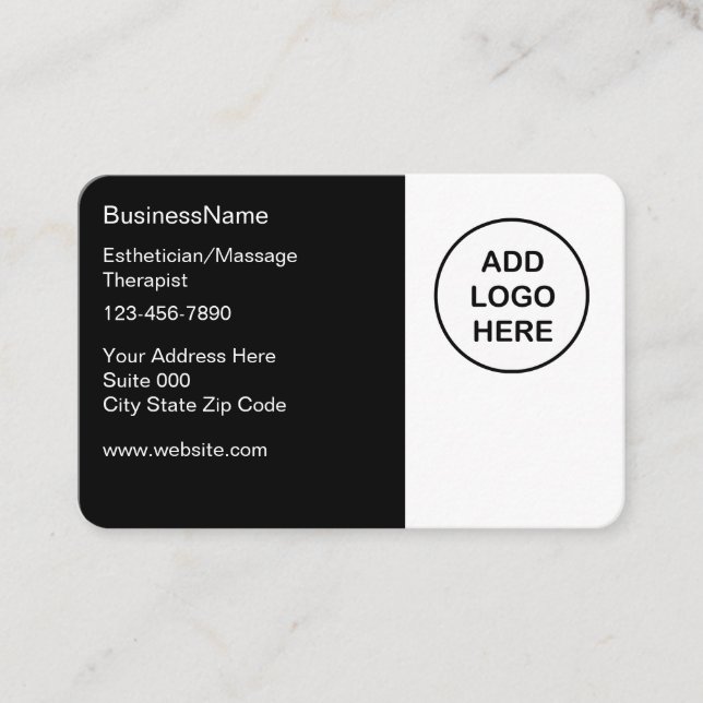 Beauty Aesthetician Therapist Business Cards (Front)