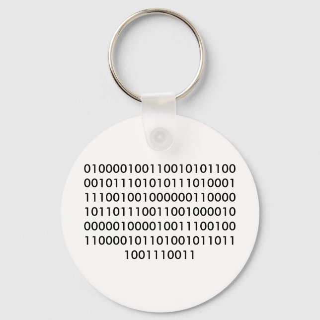 Beauty and Brains Keychain (Front)