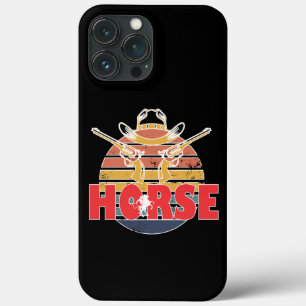 Beauty and Grace of Horses Vintage Equestrian iPhone 13 Pro Max Case