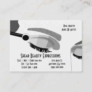 Beauty And Make Up Business Card
