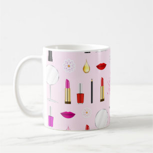 Beauty and makeup coffee mug