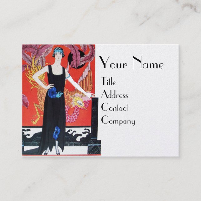 BEAUTY AND PHOENIX,FASHION DESIGNER MAKE UP ARTIST BUSINESS CARD (Front)