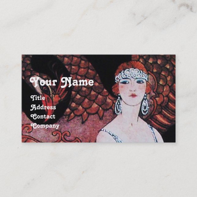 BEAUTY AND PHOENIX,FASHION DESIGNER MAKE UP ARTIST BUSINESS CARD (Front)