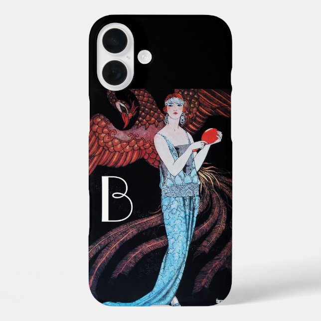 BEAUTY AND PHOENIX,FASHION,MAKE UP ARTIST MONOGRAM Case-Mate iPhone CASE (Back)