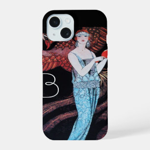 BEAUTY AND PHOENIX,FASHION,MAKE UP ARTIST MONOGRAM iPhone 15 CASE