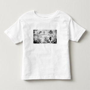 Beauty and the Beast, 1874 (litho) (b/w photo) Toddler T-Shirt