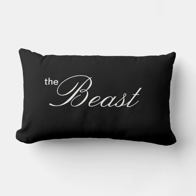 Beauty and the Beast Bedroom Pillows (Front)