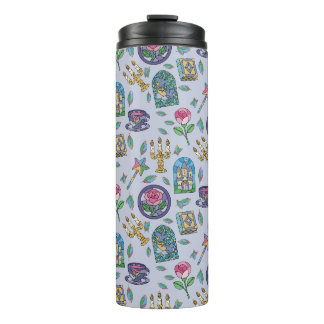 Beauty and the Beast Book Girl Thermal Tumbler