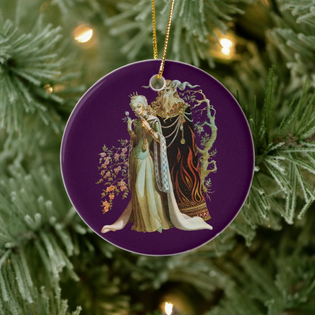 Beauty and the Beast Ceramic Tree Decoration (Tree)