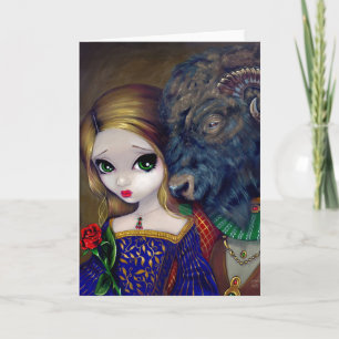 "Beauty and the Beast" Greeting Card