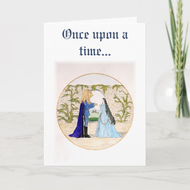 "Beauty and the Beast" Holiday Card (Front)