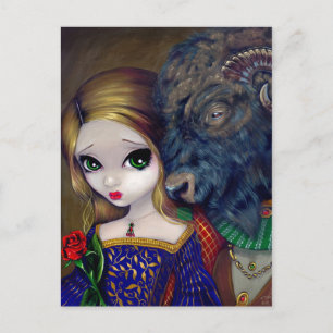 "Beauty and the Beast" Postcard