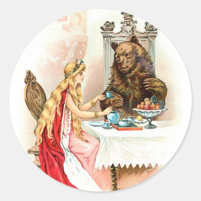 Beauty and the Beast Sticker (Front)