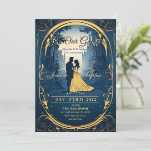 Beauty and the Beast Sweet 16 Invitation
