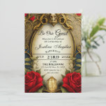 Beauty and the Beast Sweet 16 Invitations<br><div class="desc">Invite your guests with this Beauty and the Beast inspired invitation.</div>