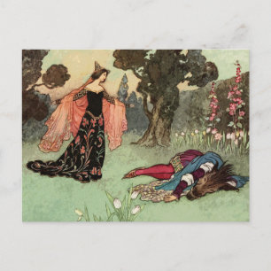 Beauty and the Beast - Warwick Goble Postcard